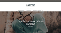 Desktop Screenshot of le-verbe.com